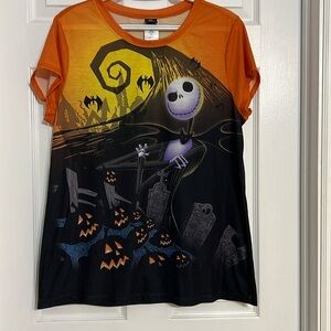 3X Disney Tim Burton night before Christmas T-shirt